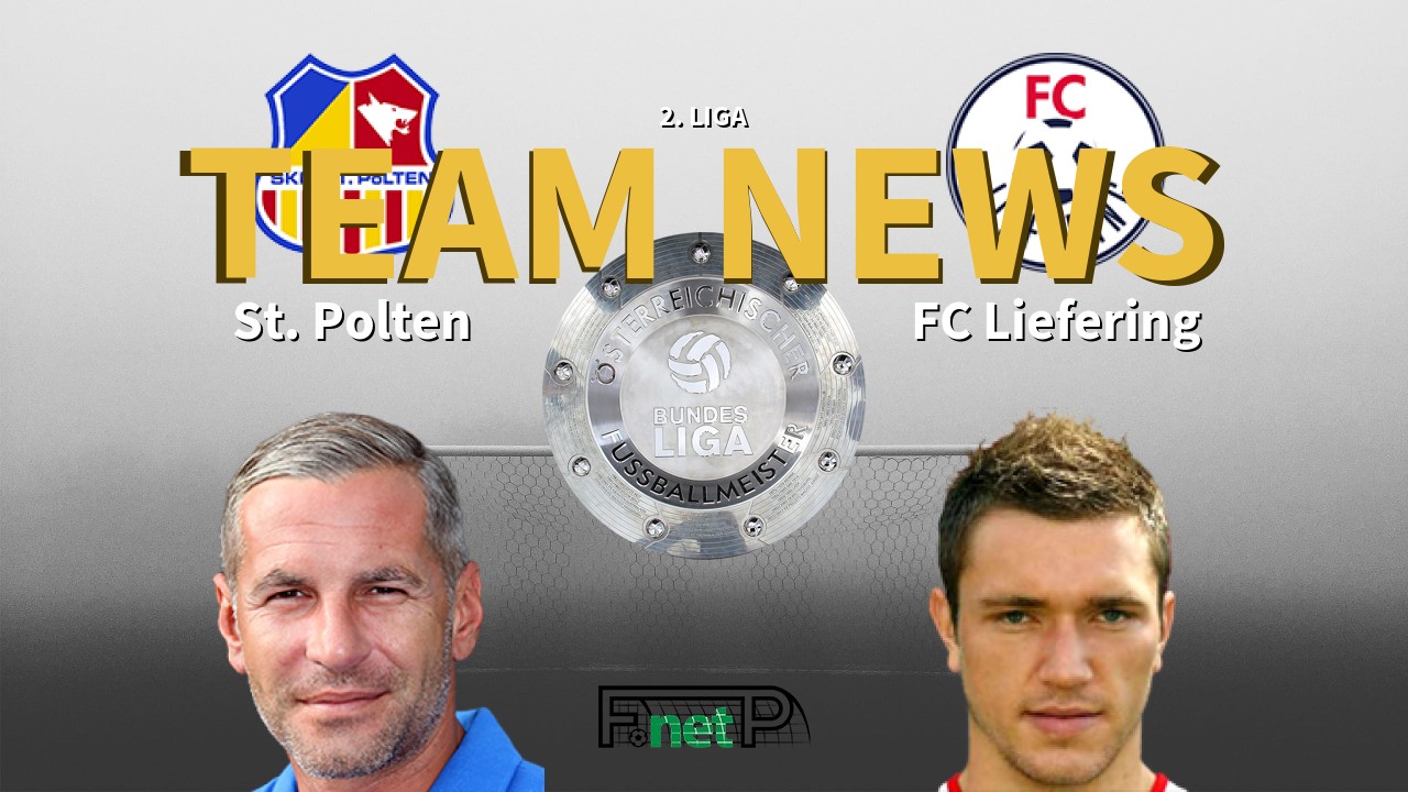 2. Liga News: SKN St. Pölten vs FC Liefering Confirmed Line-ups