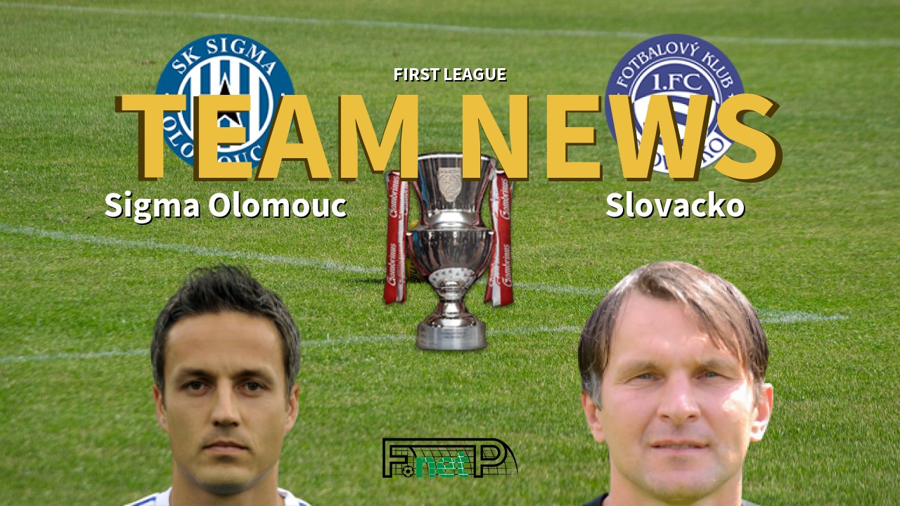 First League News: Sigma Olomouc vs FC Slovácko Confirmed Line-ups