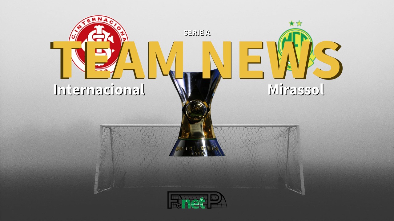 Serie A News: Internacional vs Mirassol Confirmed Line-ups
