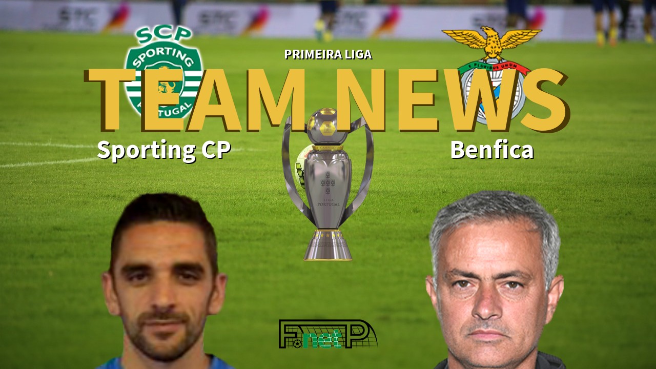 Primeira Liga News: Sporting Lisbon vs Benfica Confirmed Line-ups