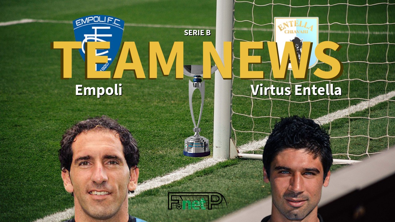 Serie B News: Empoli vs Entella Confirmed Line-ups