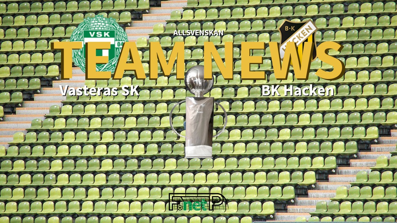 Allsvenskan News: Västerås SK vs BK Häcken Confirmed Line-ups