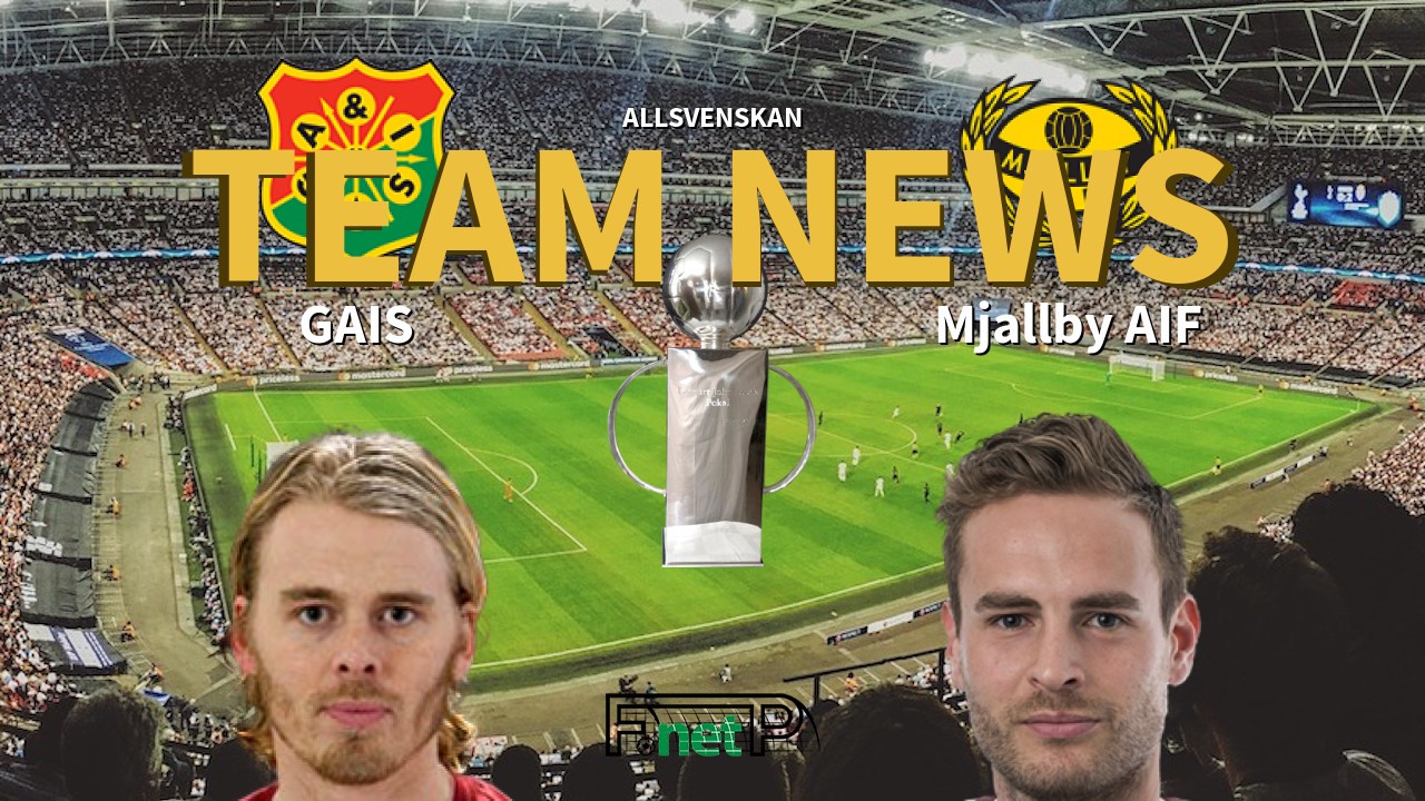 Allsvenskan News: GAIS vs Mjällby AIF Confirmed Line-ups