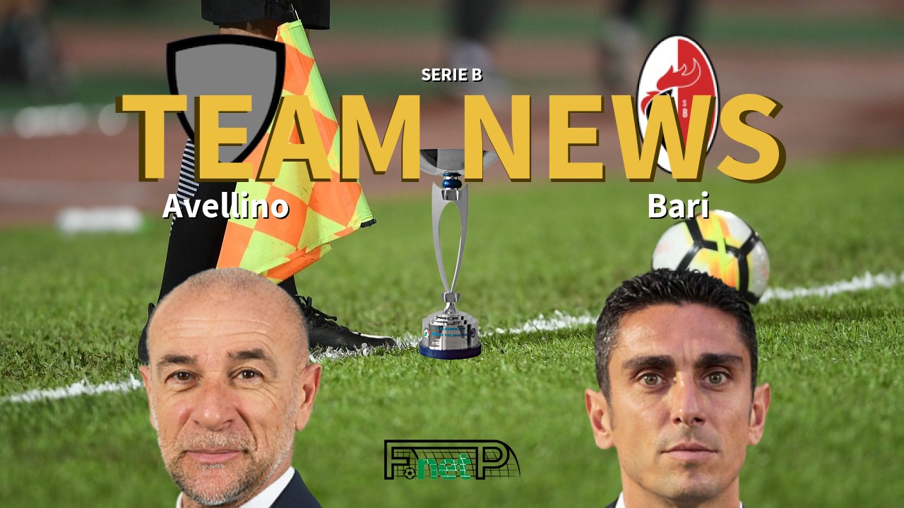 Serie B News: Avellino vs AS Bari Confirmed Line-ups