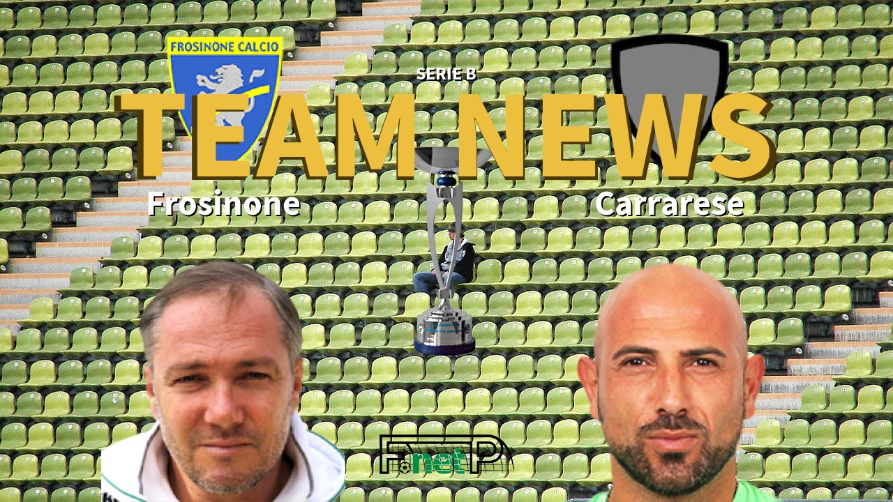 Serie B News: Frosinone vs Carrarese Confirmed Line-ups