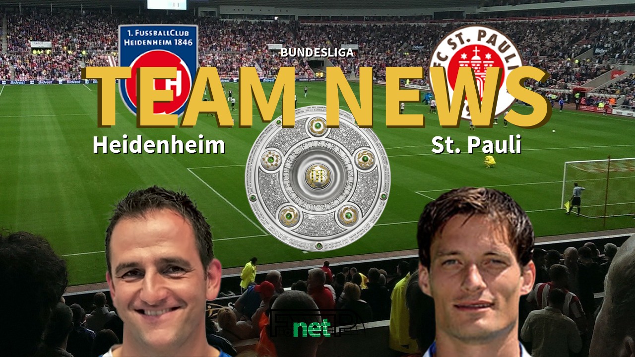 Bundesliga News: Heidenheim vs St. Pauli Confirmed Line-ups
