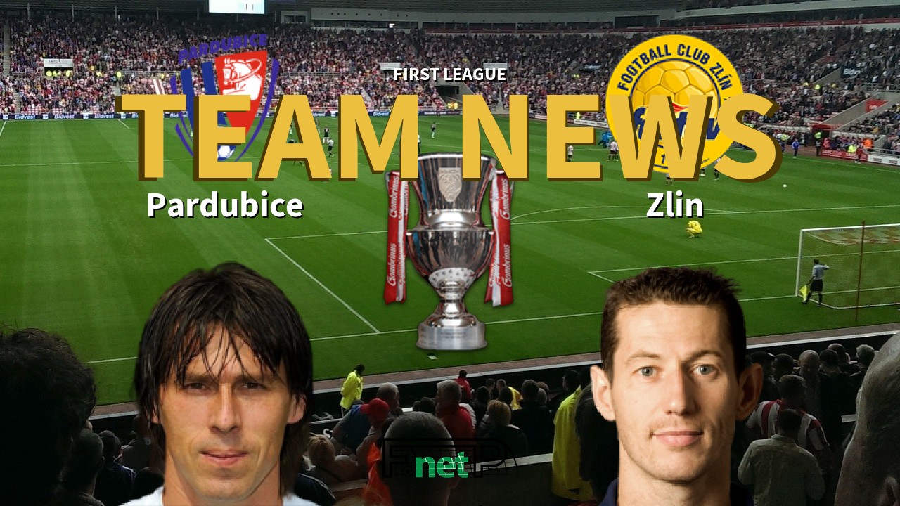 First League News: Pardubice vs Tescoma Zlín Confirmed Line-ups