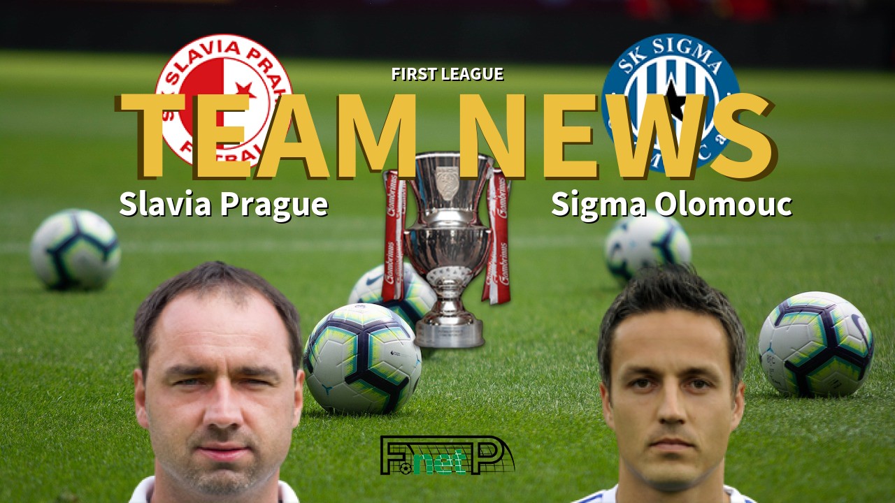 First League News: Slavia Prague vs Sigma Olomouc Confirmed Line-ups