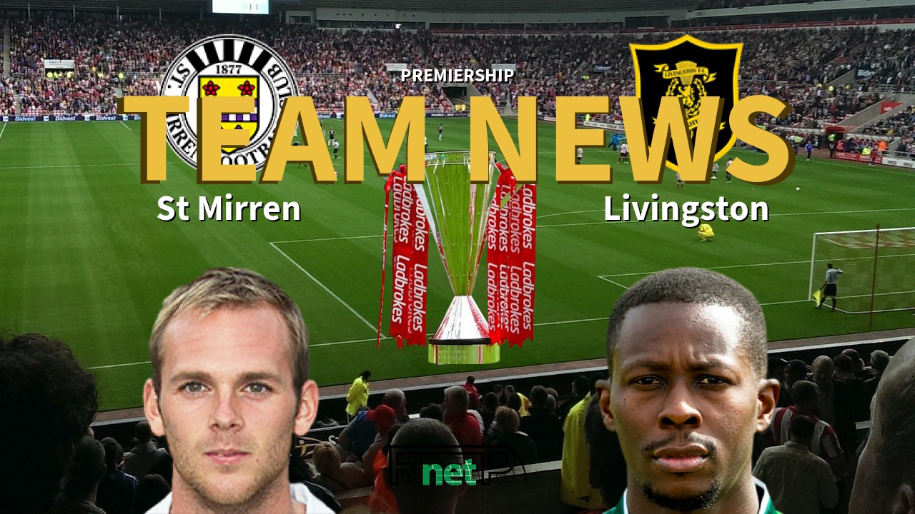 Premiership News: St Mirren vs Livingston Confirmed Line-ups