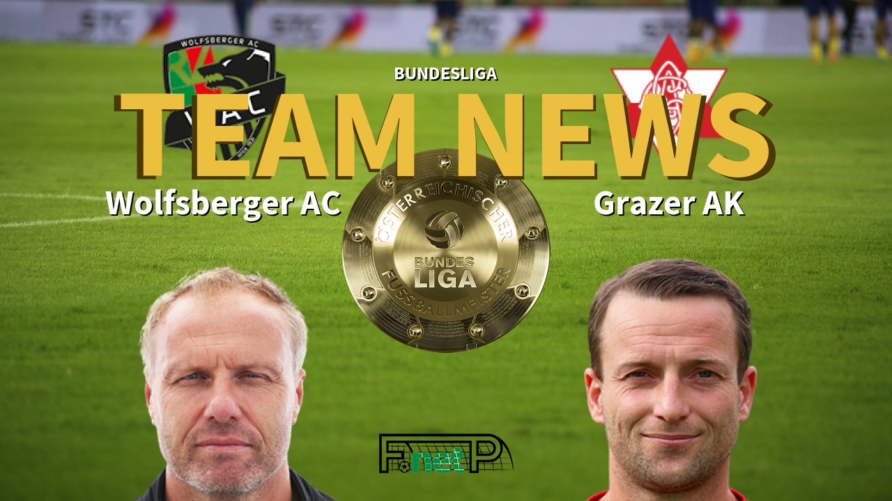 Bundesliga News: Wolfsberger AC vs Grazer AK Confirmed Line-ups