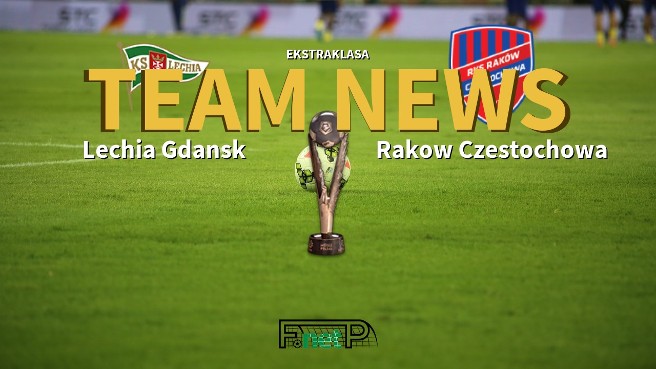 Ekstraklasa News: Lechia Gdańsk vs Raków Częstochowa Confirmed Line-ups