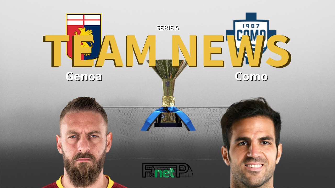 Serie A News: Genoa vs Como Confirmed Line-ups