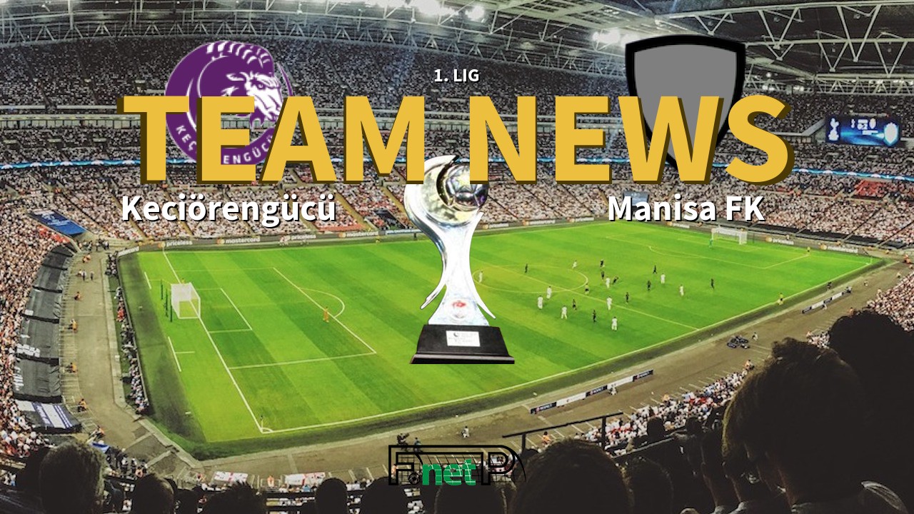 1. Lig News: Keciörengücü vs Manisa FK Confirmed Line-ups