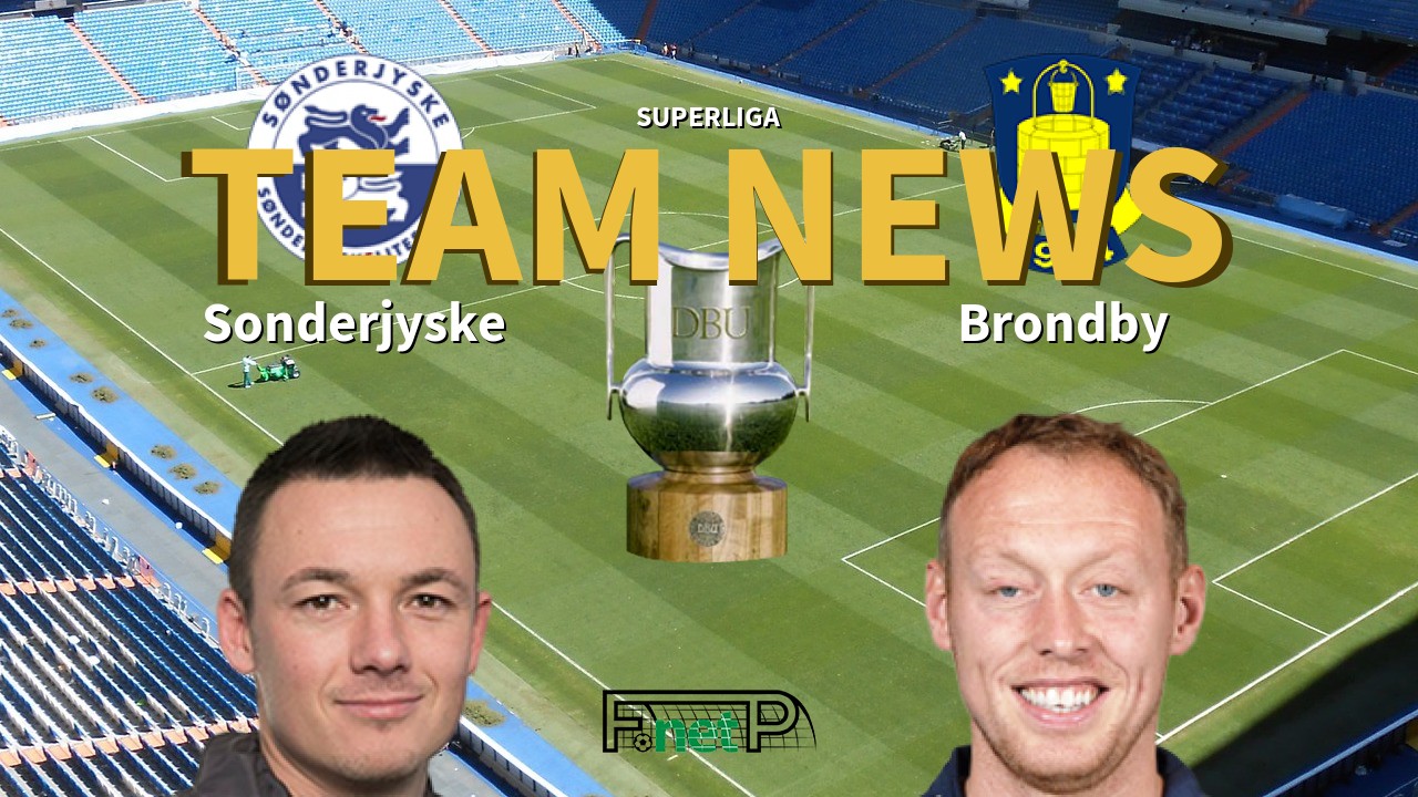 Superliga News: SønderjyskE vs Brøndby IF Confirmed Line-ups