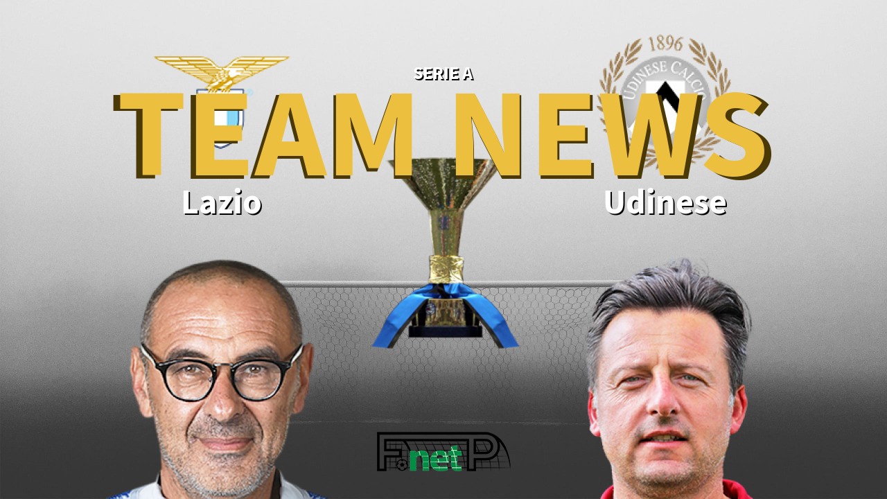 Serie A News: Lazio vs Udinese Confirmed Line-ups