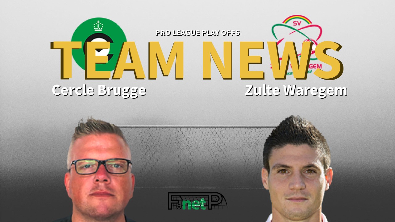 Pro League Play Offs News: Cercle Brugge vs SV Zulte Waregem Confirmed Line-ups