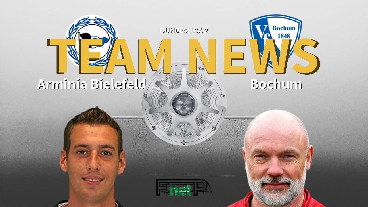 Bundesliga 2 News: Arminia Bielefeld vs VfL Bochum Confirmed Line-ups