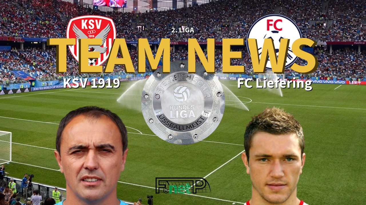 2. Liga News: KSV 1919 vs FC Liefering Confirmed Line-ups