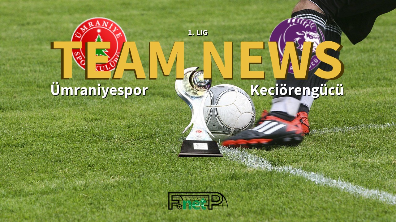 1. Lig News: Ümraniyespor vs Keciörengücü Confirmed Line-ups