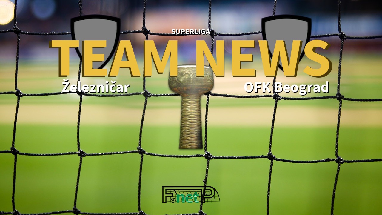 SuperLiga News: Železničar Pančevo vs OFK Beograd Confirmed Line-ups