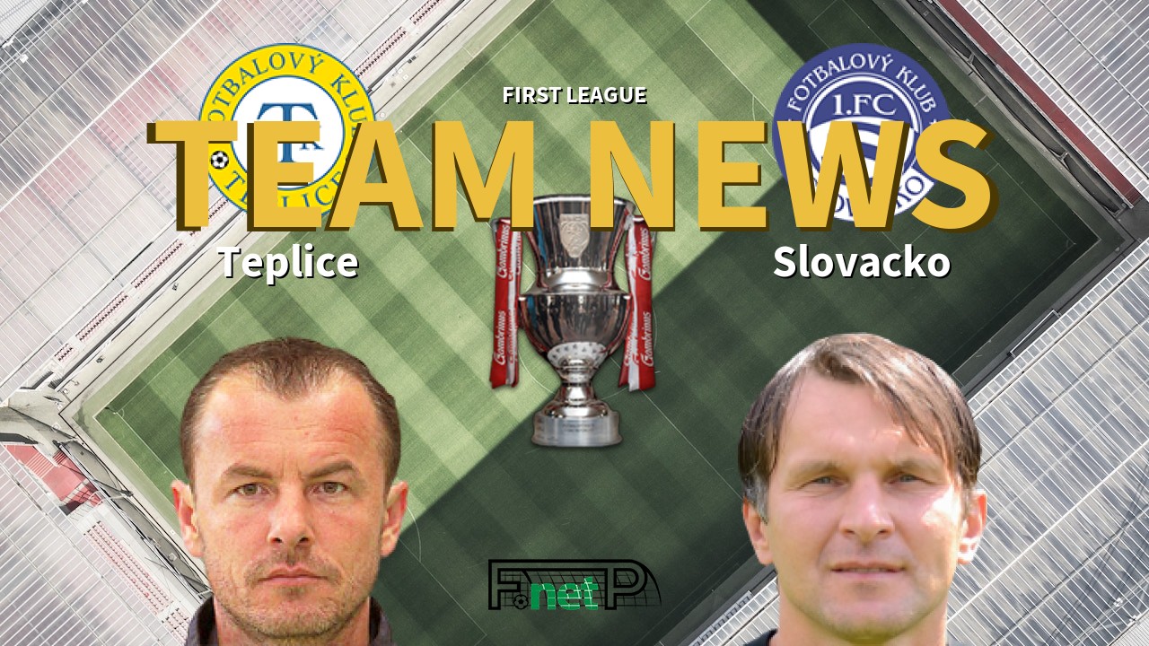 First League News: Teplice vs FC Slovácko Confirmed Line-ups