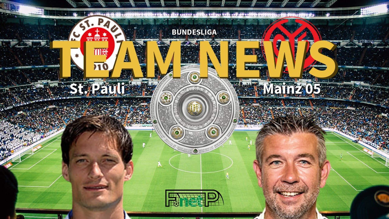 Bundesliga News: St. Pauli vs Mainz Confirmed Line-ups