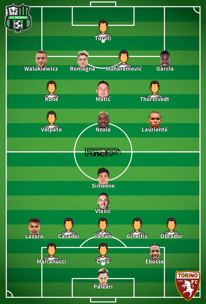 Torino v Sassuolo Onces Probables 08-05-2026