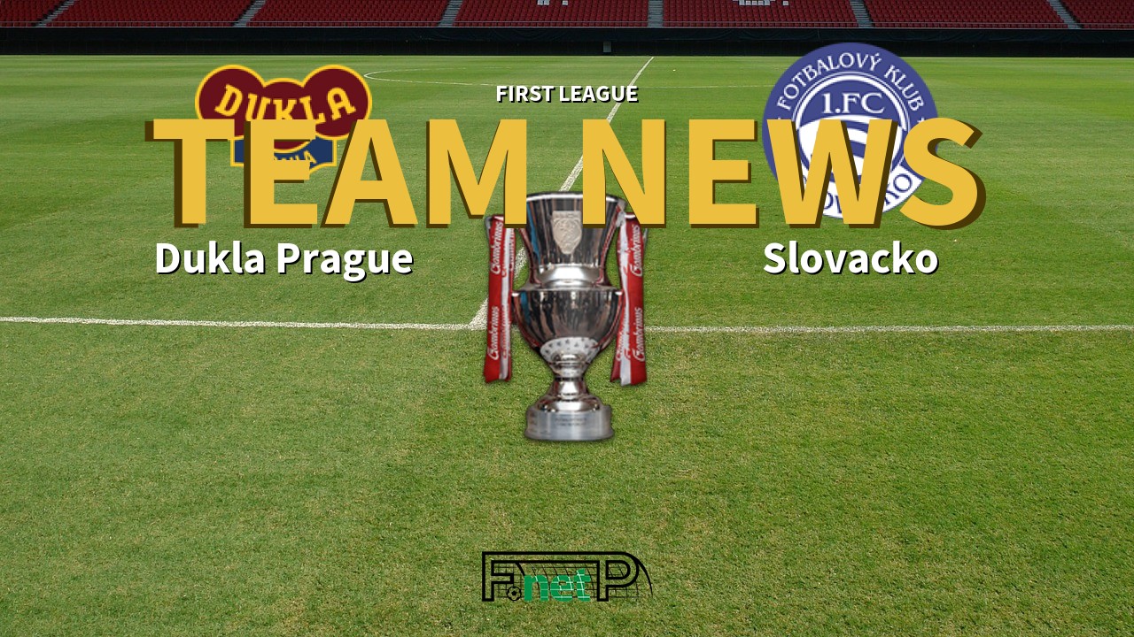 First League News: Dukla Prague vs FC Slovácko Confirmed Line-ups
