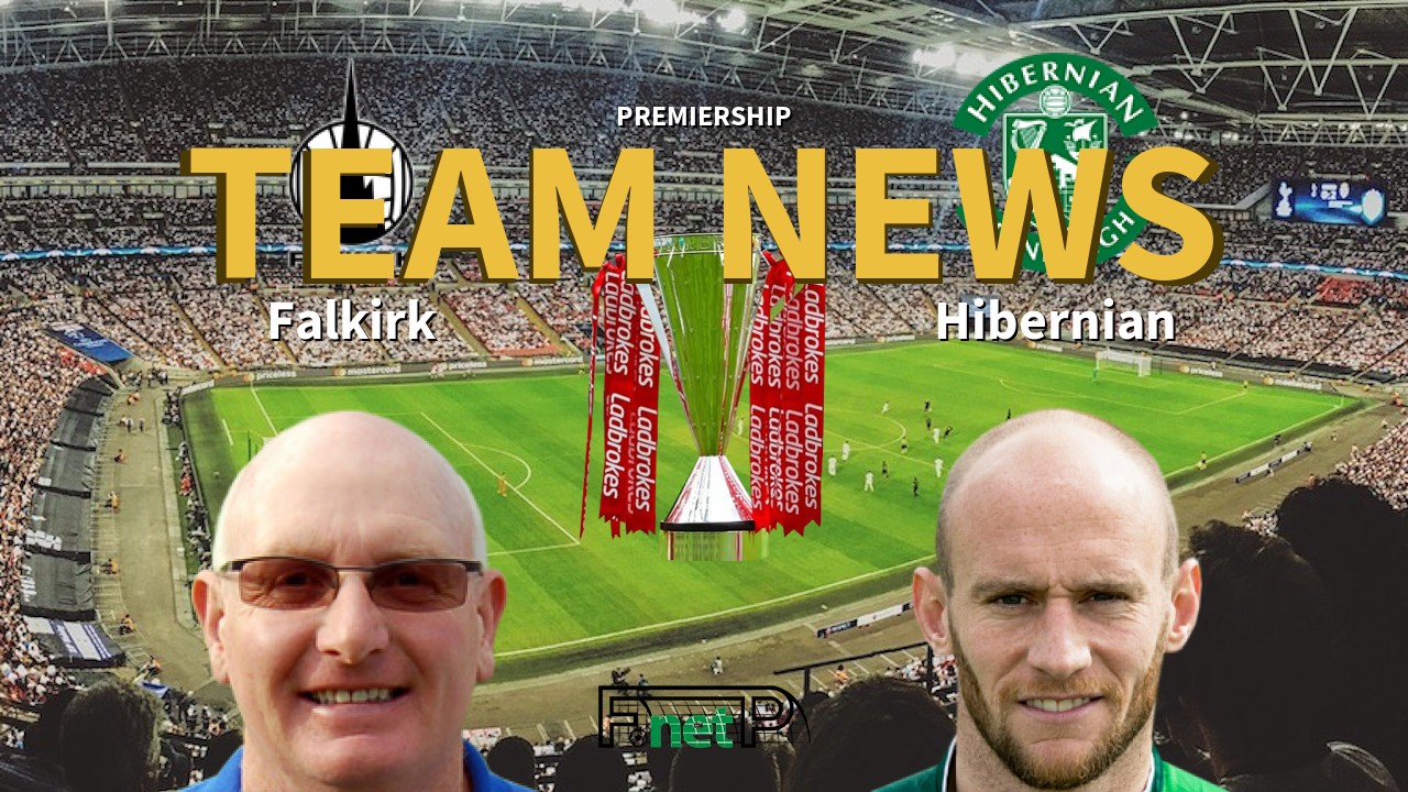 Premiership News: Falkirk vs Hibernian Confirmed Line-ups
