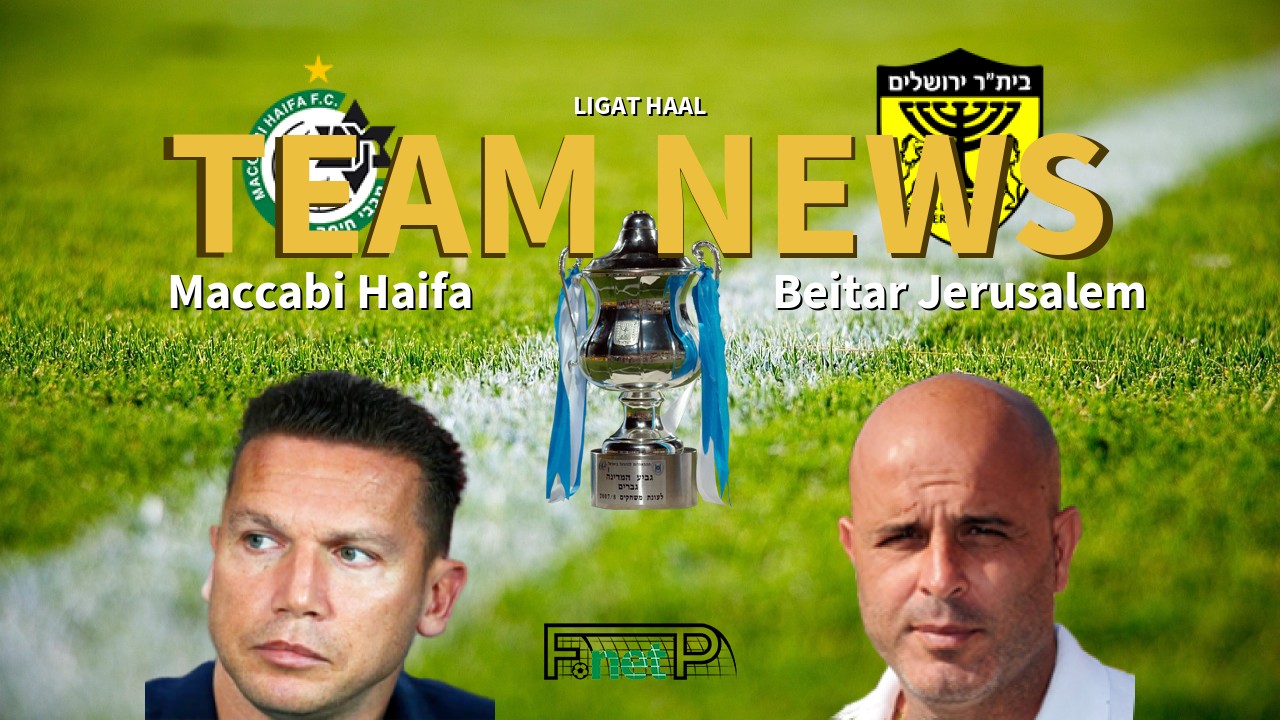 Ligat HaAl News: Maccabi Haifa vs Beitar Jerusalem Confirmed Line-ups