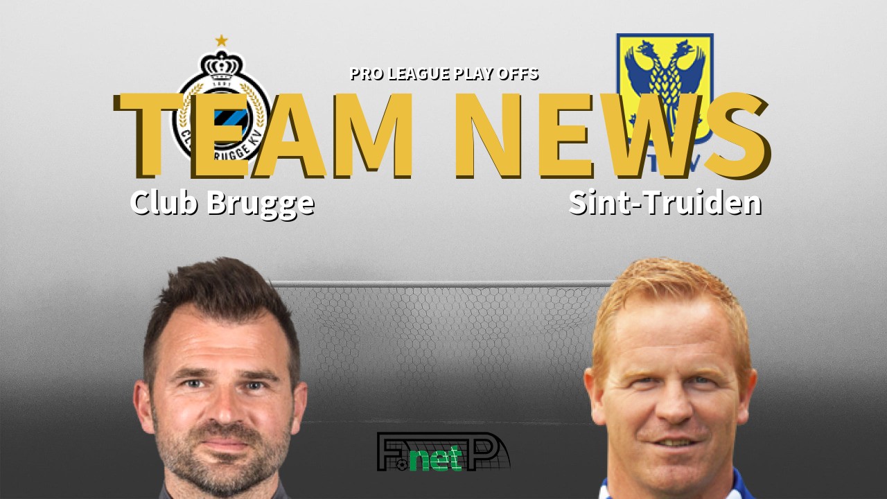 Pro League Play Offs News: Club Brugge vs Sint-Truidense VV Confirmed Line-ups