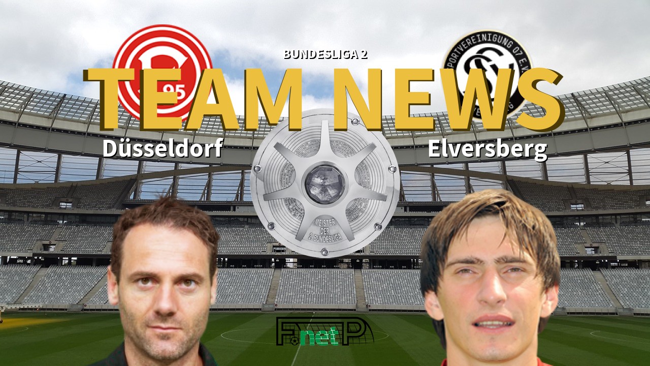 Bundesliga 2 News: Fortuna Dusseldorf vs Elversberg Confirmed Line-ups