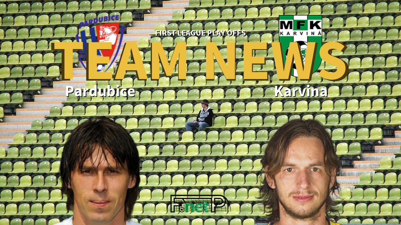 First League Play Offs News: Pardubice vs Karviná Confirmed Line-ups