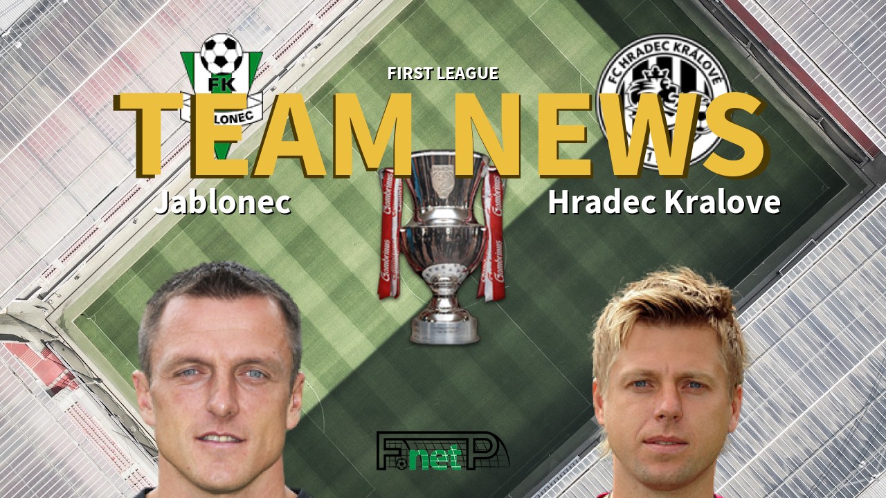 First League News: Baumit Jablonec vs Hradec Králové Confirmed Line-ups