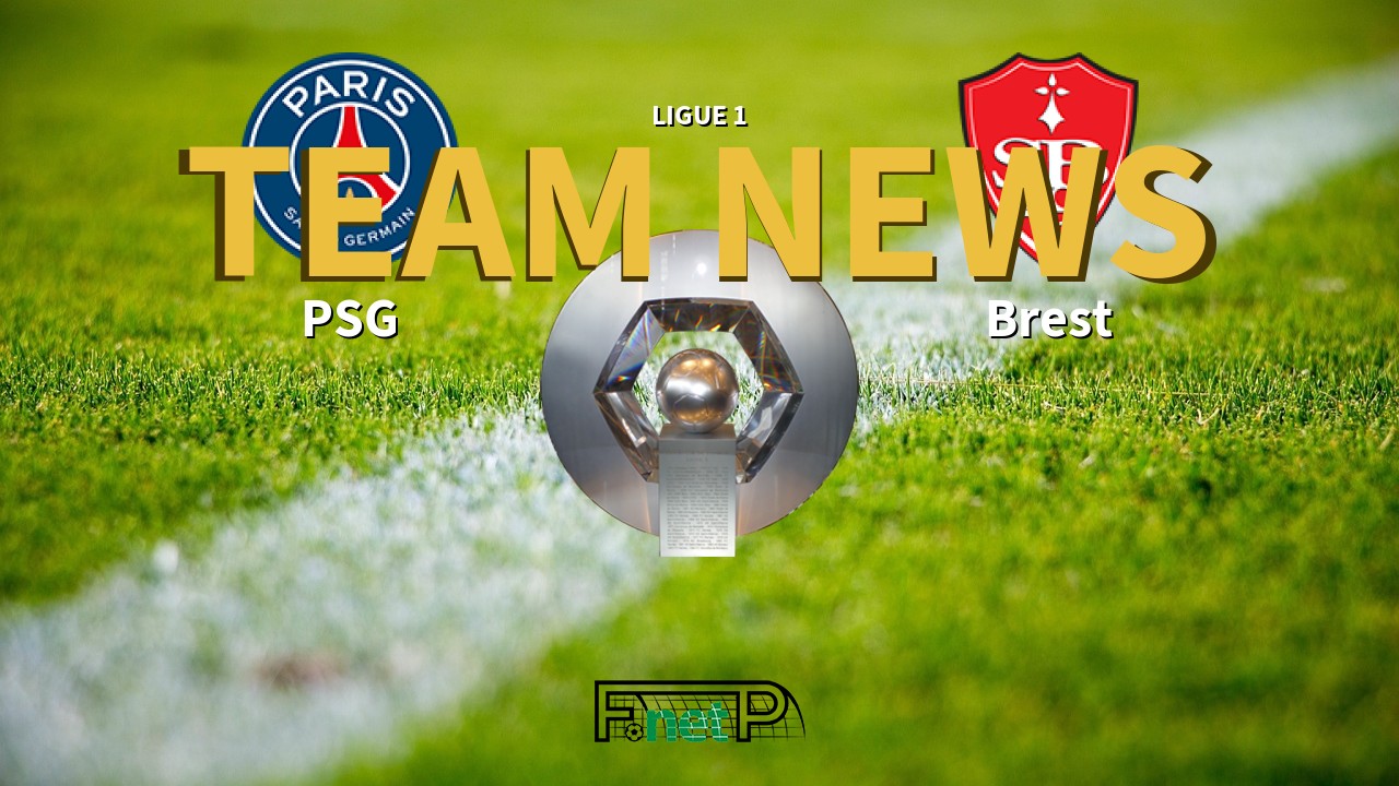 Ligue 1 News: PSG vs Brest Confirmed Line-ups