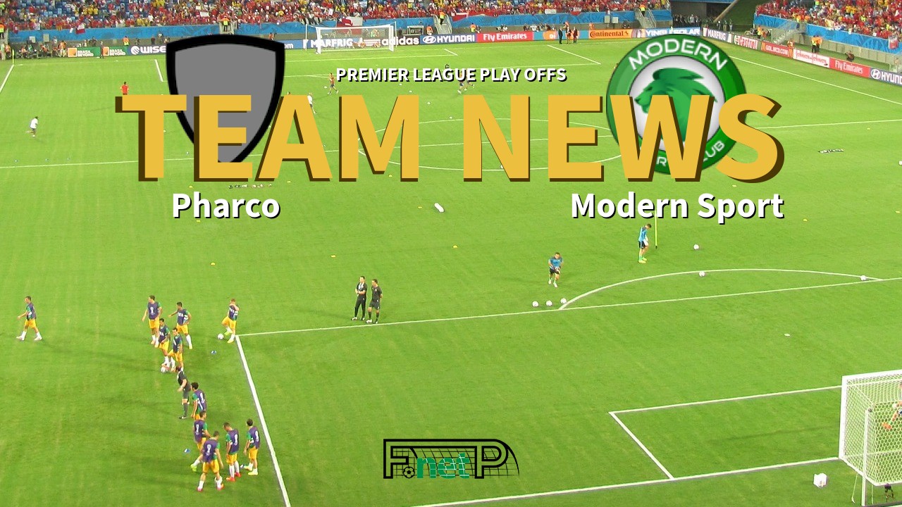 Premier League Play Offs News: Pharco vs Modern Sport FC Confirmed Line-ups