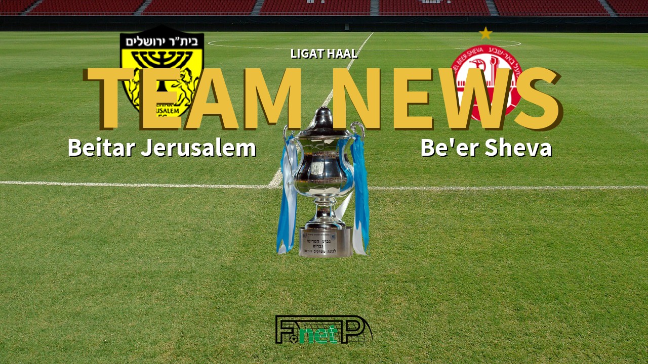 Ligat HaAl News: Beitar Jerusalem vs Hapoel Be'er Sheva Confirmed Line-ups