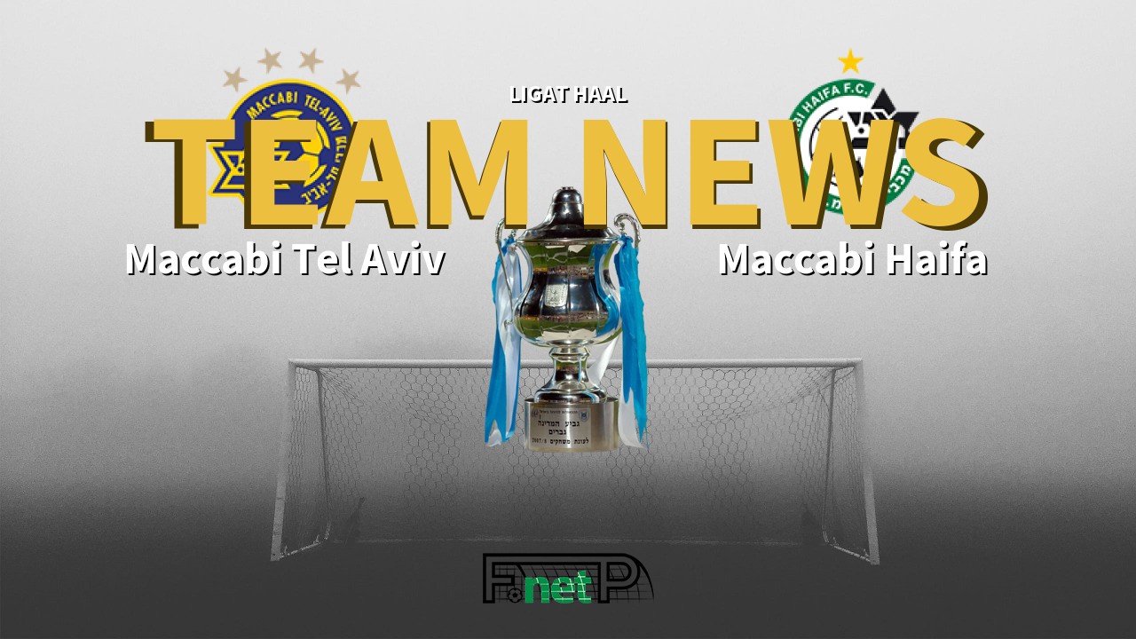 Ligat HaAl News: Maccabi Tel Aviv vs Maccabi Haifa Confirmed Line-ups