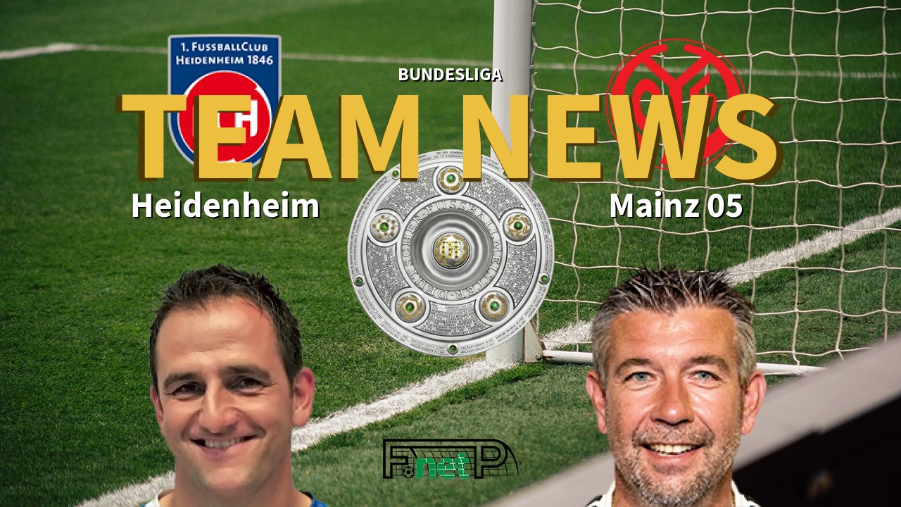 Bundesliga News: Heidenheim vs Mainz Confirmed Line-ups