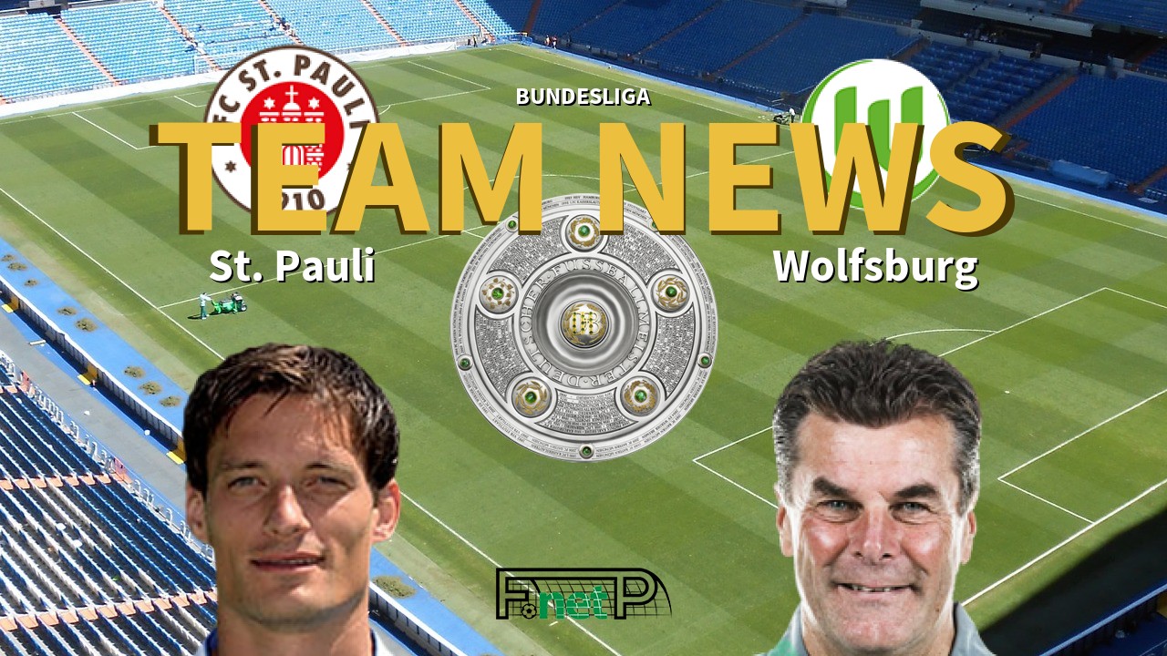 Bundesliga News: St. Pauli vs VfL Wolfsburg Confirmed Line-ups