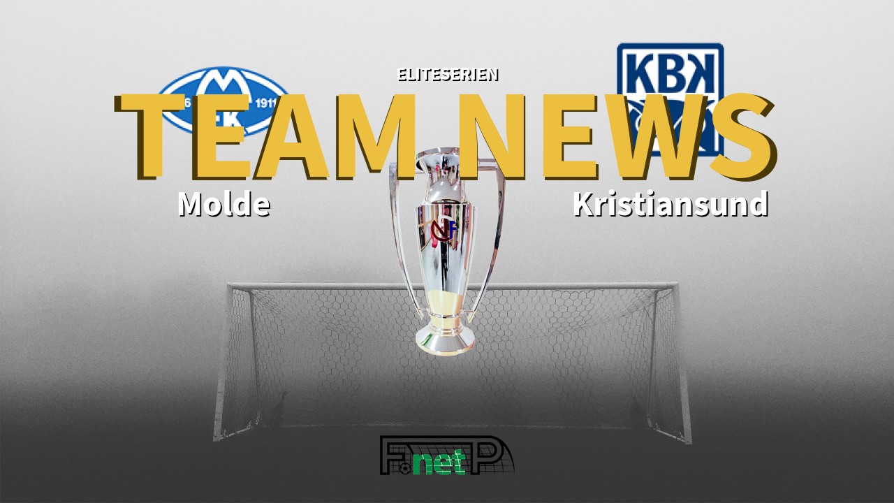 Eliteserien News: Molde FK vs Kristiansund Confirmed Line-ups