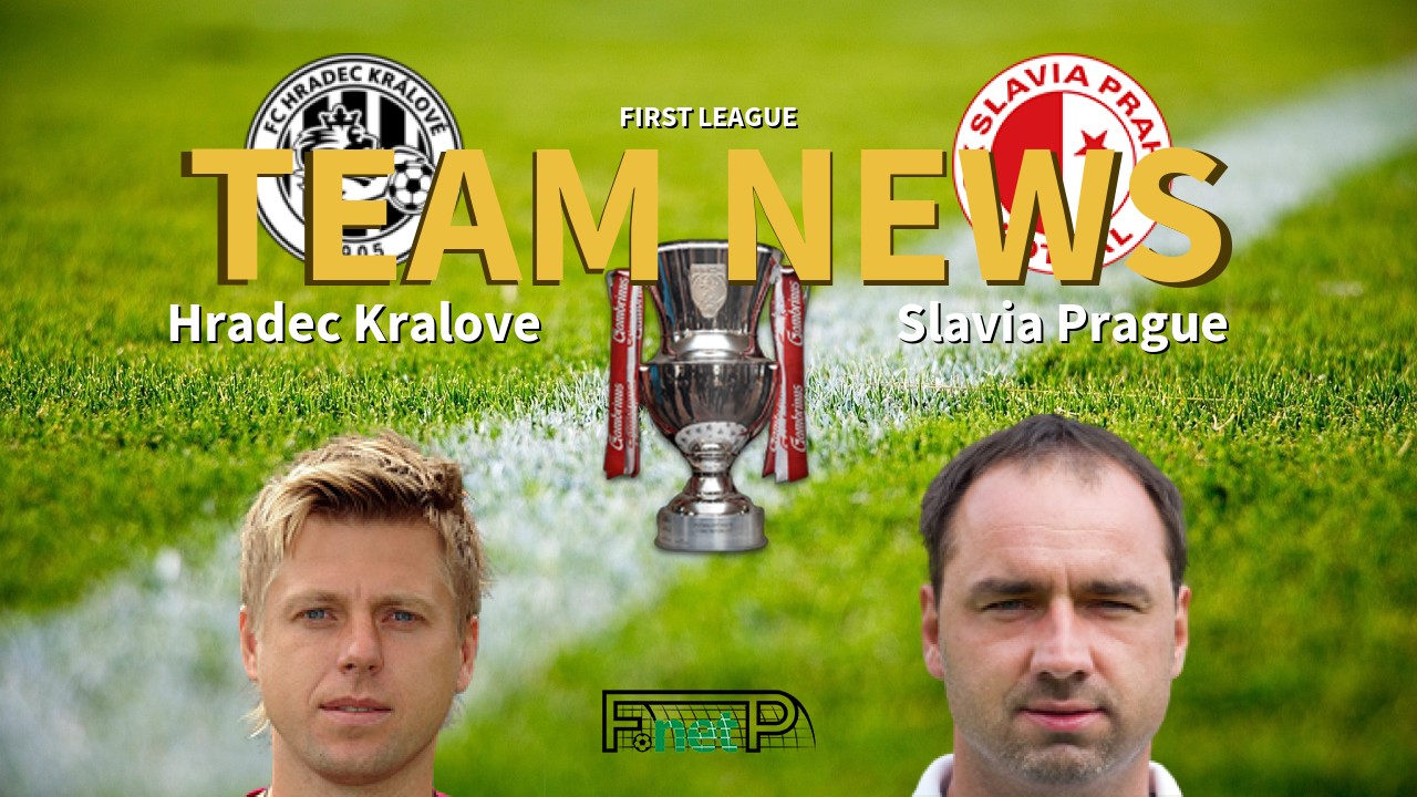 First League News: Hradec Králové vs Slavia Prague Confirmed Line-ups