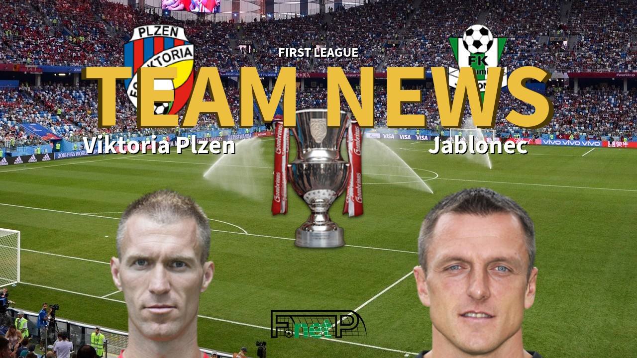 First League News: Viktoria Plzeň vs Baumit Jablonec Confirmed Line-ups