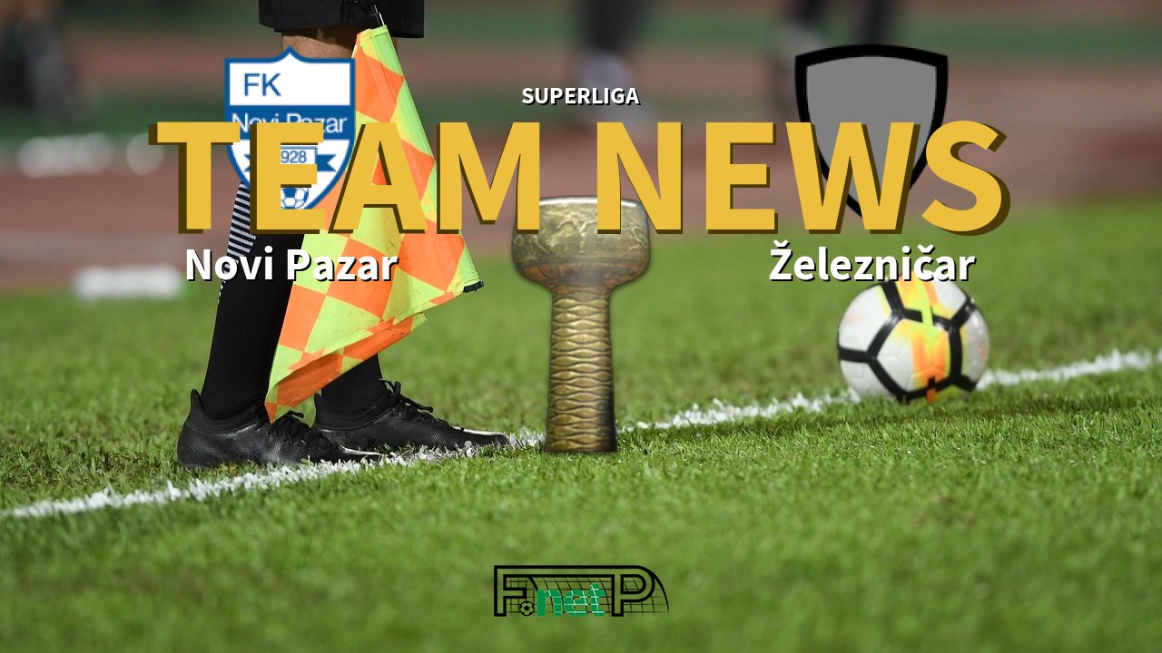 SuperLiga News: Novi Pazar vs Železničar Pančevo Confirmed Line-ups