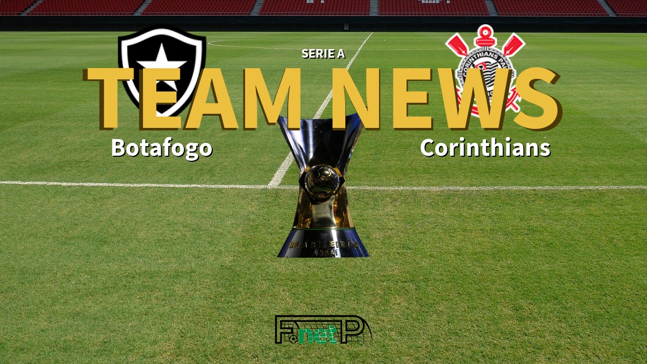 Serie A News: Botafogo vs Corinthians Confirmed Line-ups
