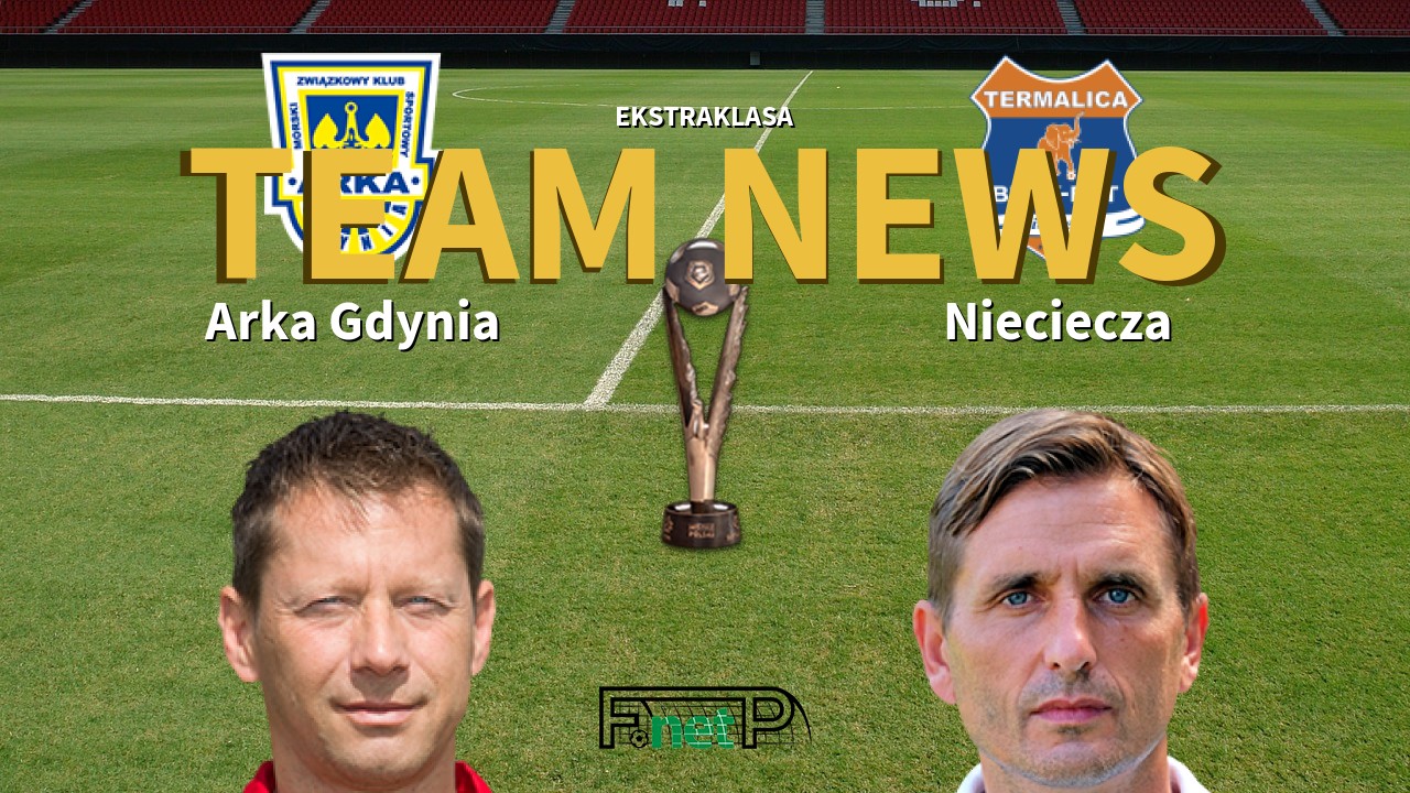 Ekstraklasa News: Arka Gdynia vs BBT Nieciecza Confirmed Line-ups