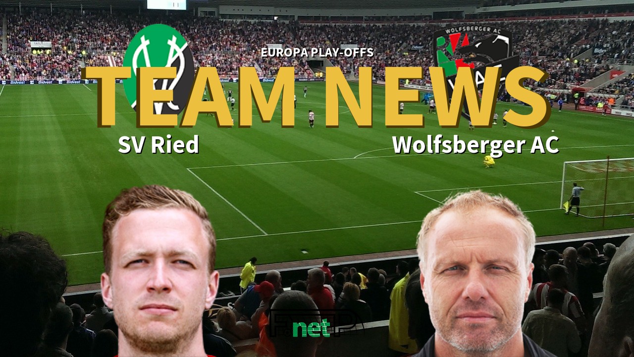 Europa play-offs News: SV Ried vs Wolfsberger AC Confirmed Line-ups