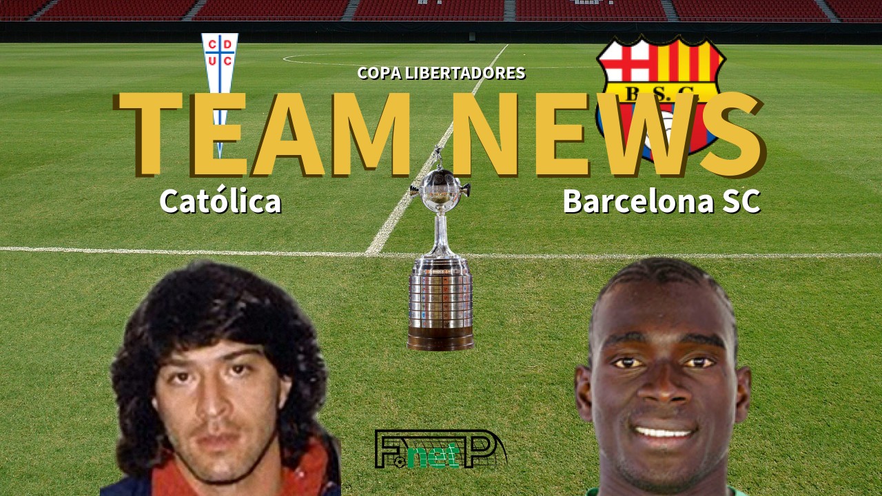 Copa Libertadores News: Universidad Católica vs Barcelona SC Confirmed Line-ups
