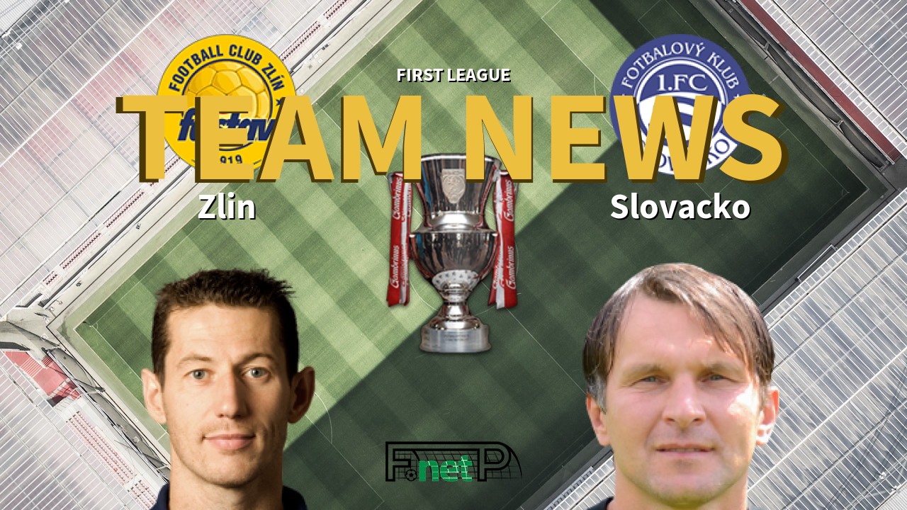 First League News: Tescoma Zlín vs FC Slovácko Confirmed Line-ups