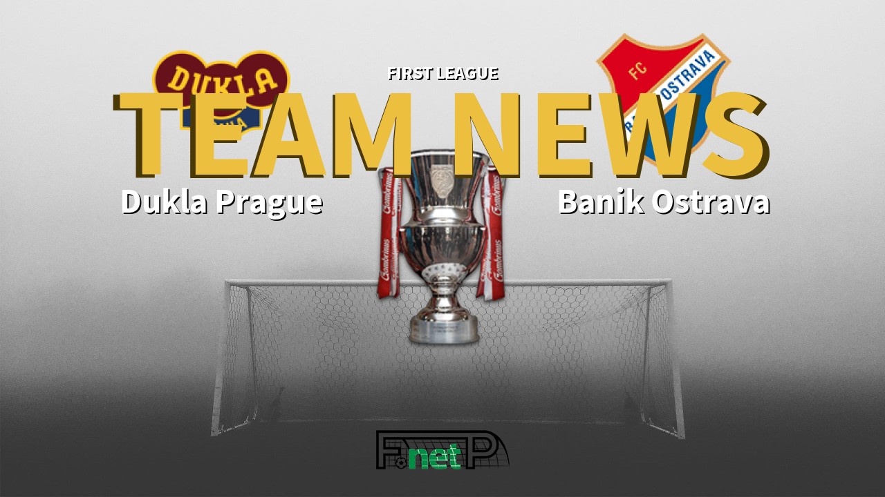 First League News: Dukla Prague vs Baník Ostrava Confirmed Line-ups